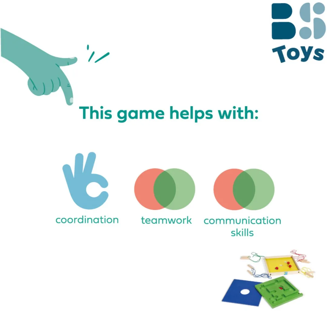 BS Toys Coördinatiespel - Hout
