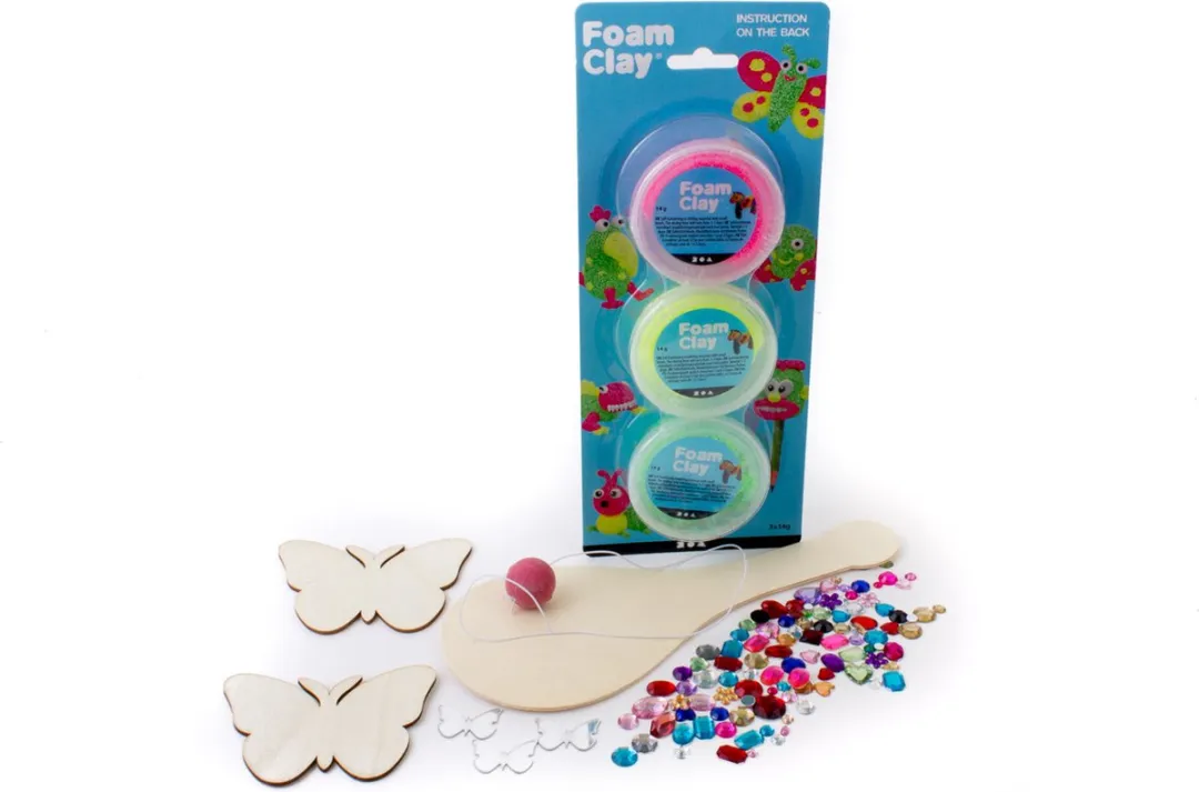 Foam Clay Paddelbalspel Pakket
