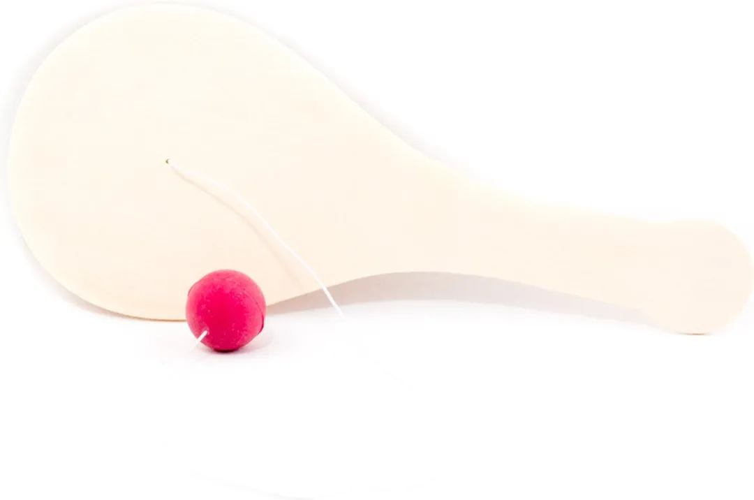 Foam Clay Paddelbalspel Pakket - 75 Stuks - Neon Roze/Geel/ Groen