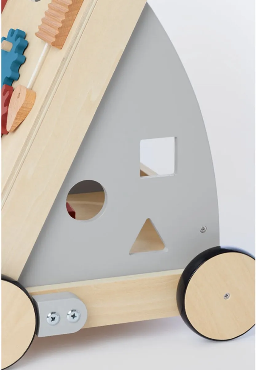 Pinolino Titus Houten Looptrainer Grijs