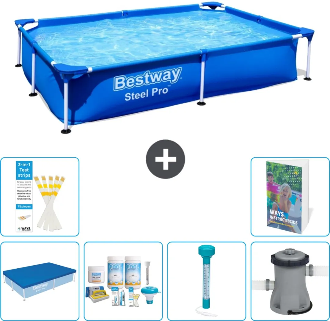 Bestway Steel Pro Zwembad 221x150cm