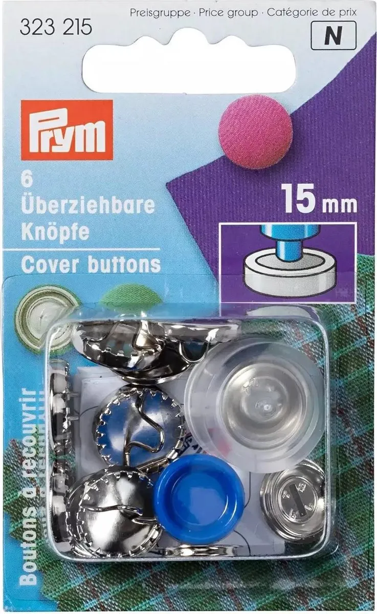 Prym Stofknoop 15mm