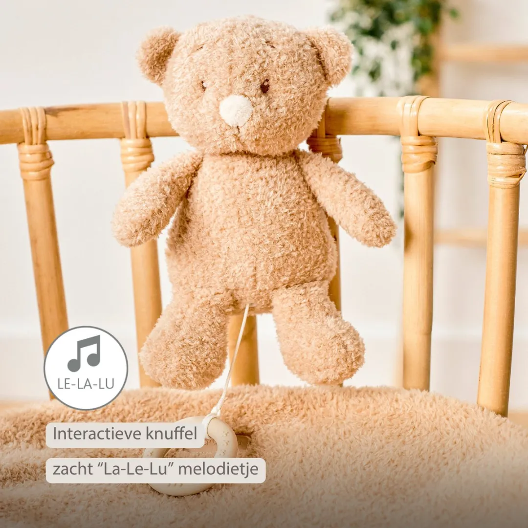 Nattou Teddy Muziekknuffel - 25cm - Beige