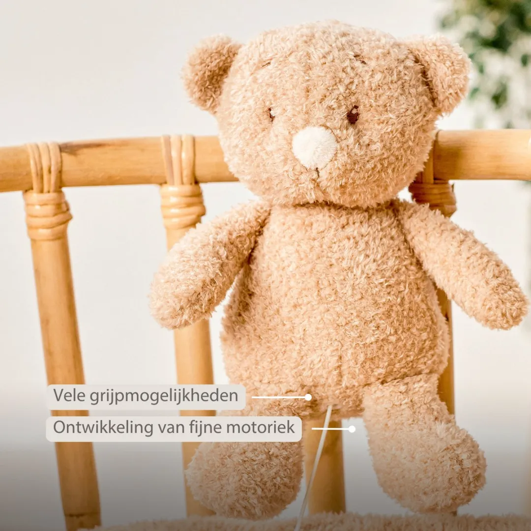 Nattou Teddy Muziekknuffel - 25cm - Beige