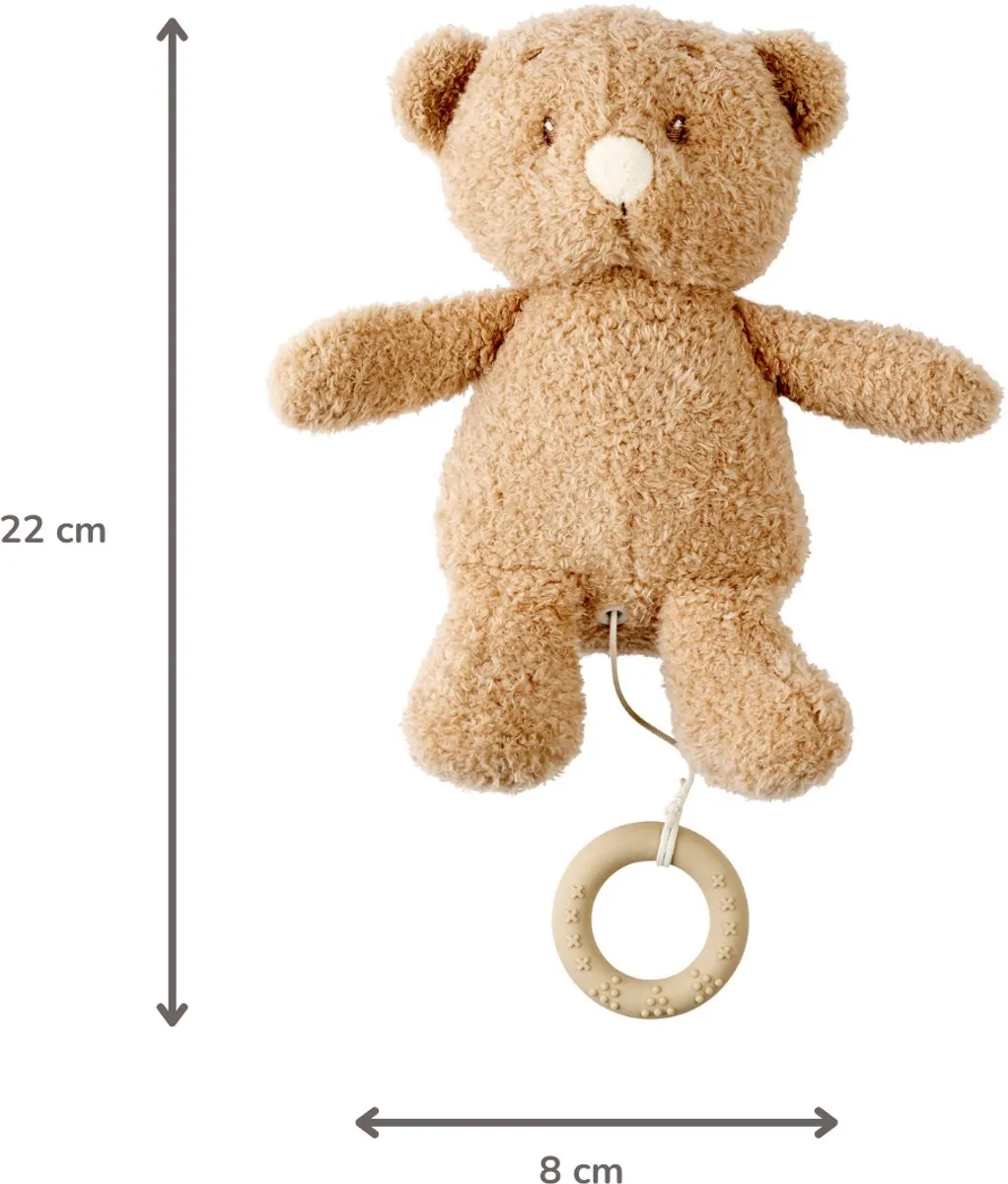 Nattou Teddy Muziekknuffel - 25cm - Beige