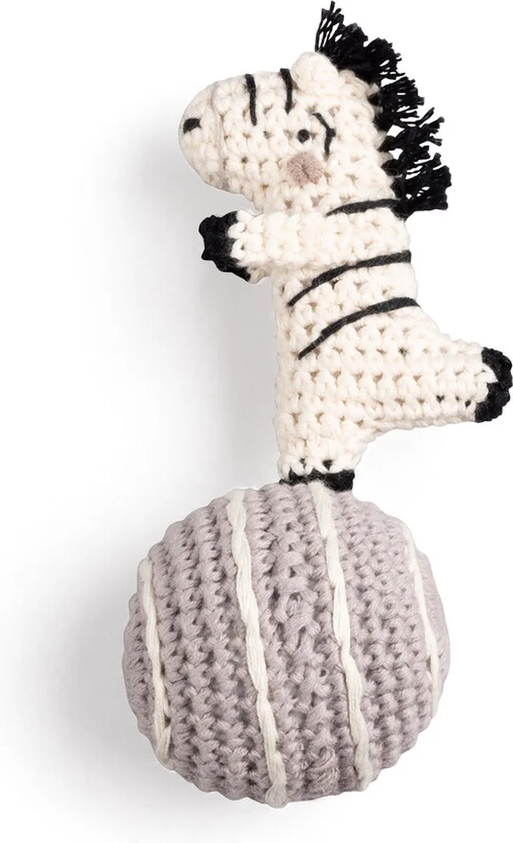 Sebra Rammelaar Zebra - Wit
