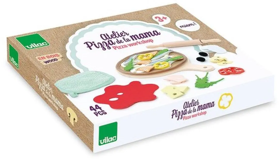 Vilac Houten Pizza Speelgoed