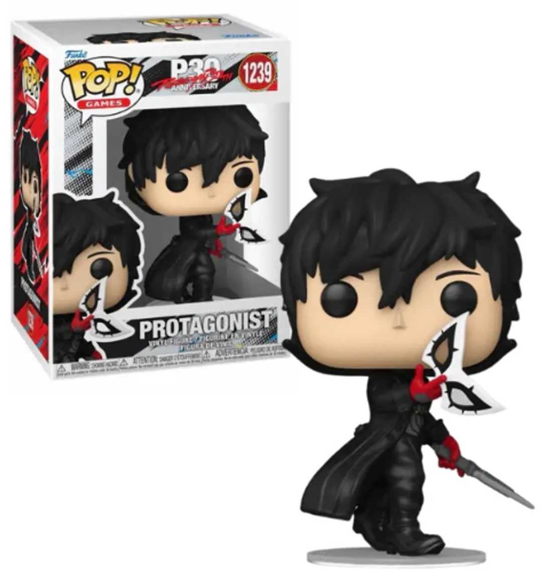 Funko Persona 5 POP! Protagonist (Ren) Figuren - 9cm