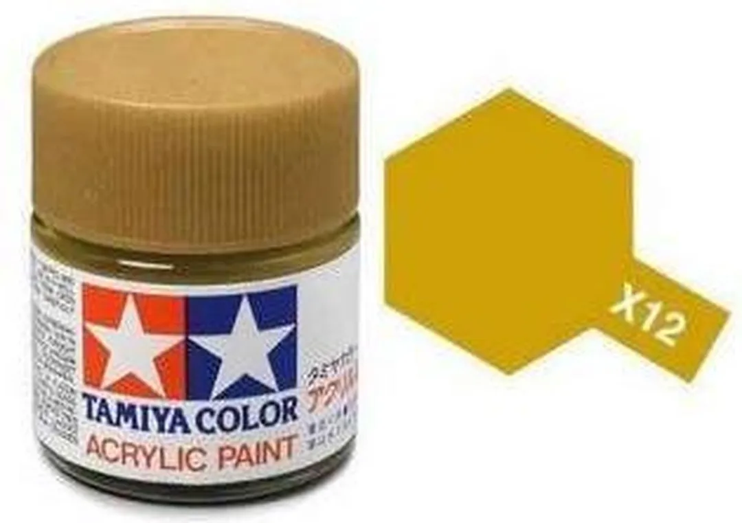 Tamiya X-12 Leaf Gold Acrylverf 23ml
