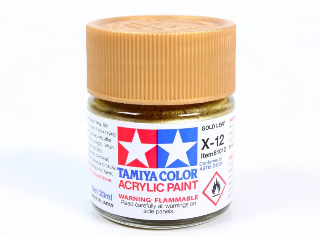 Tamiya X-12 Leaf Gold Acrylverf 23ml