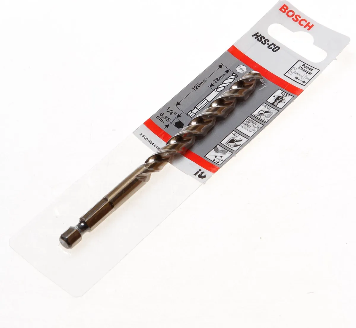 Bosch Centreerboor HSS-Co 120mm - Metaal