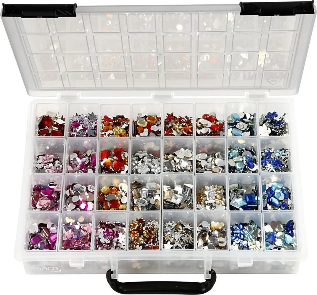Creativ Company Strasstenen 32x360 Stuks - 6-16mm - Assorti