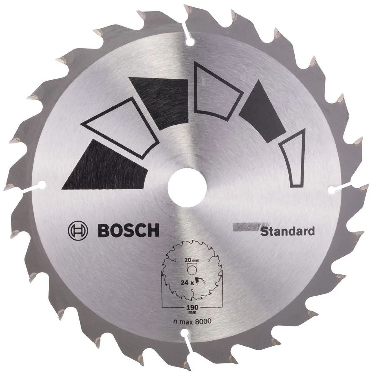 Bosch Basic Cirkelzaagblad 190mm 24T