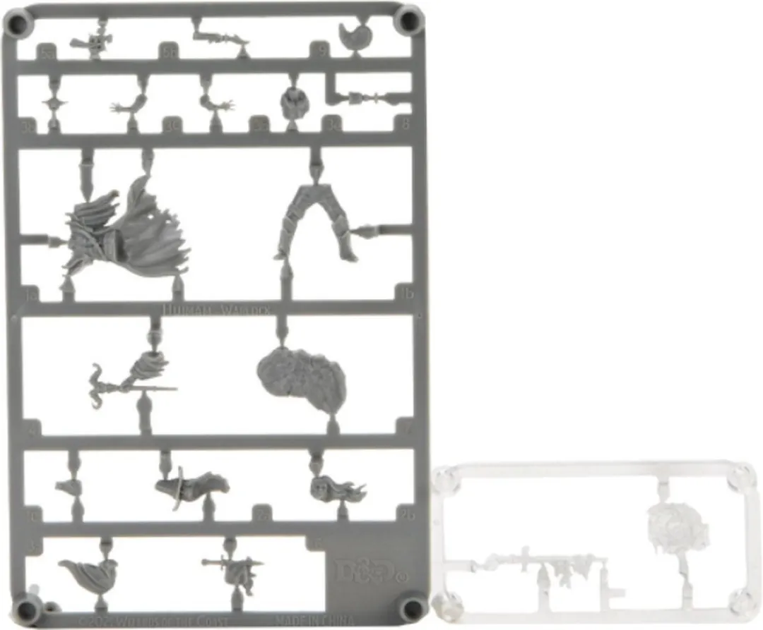 Wizkids D&D Frameworks Human Warlock Male - Grijs