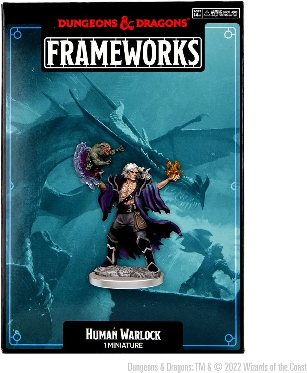 Wizkids D&D Frameworks Human Warlock Male