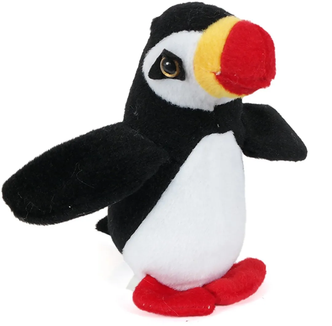 PIA Soft Toys Pluche Papegaaiduiker Knuffel 13cm