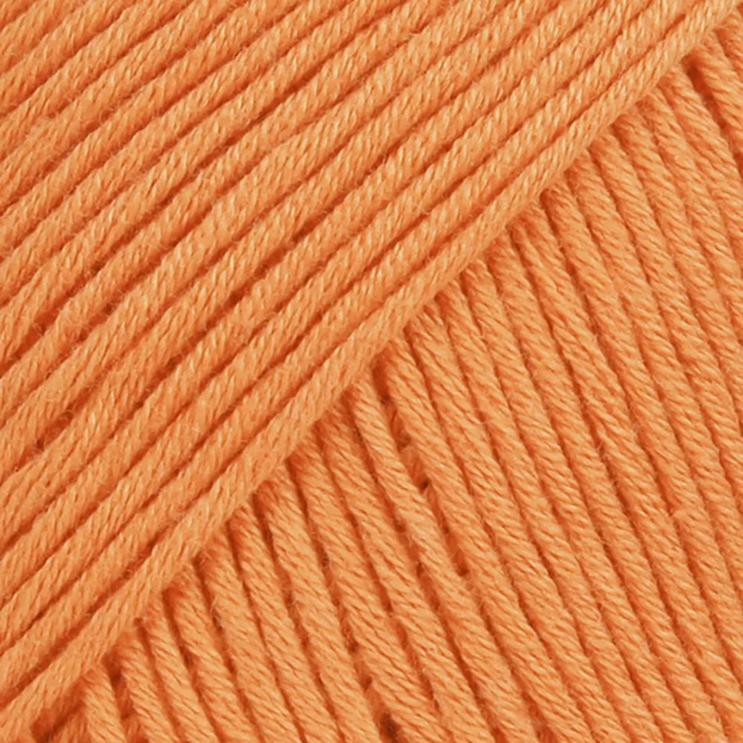 Drops Safran Uni Colour Oranje Katoen Garen