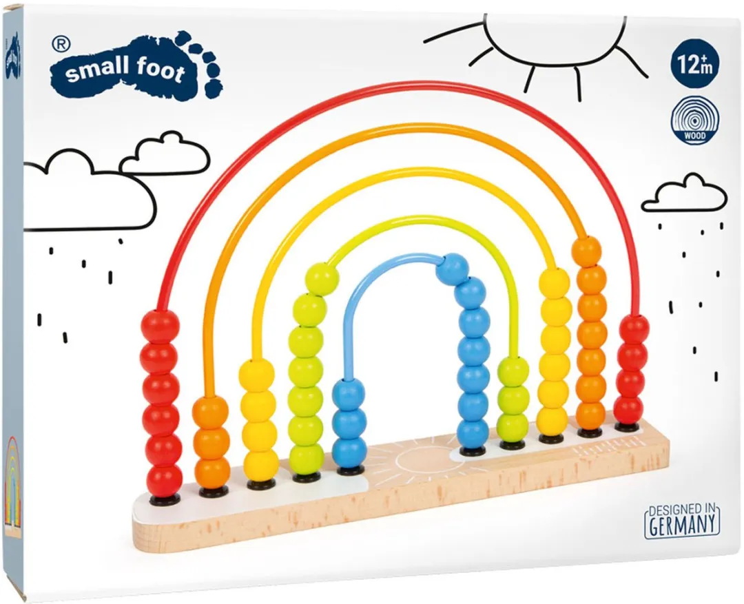 Small Foot Regenboog Houten Motoriekspiraal