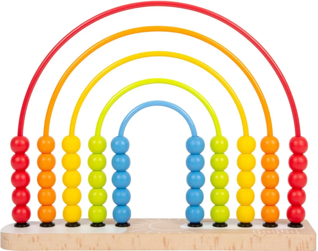 Small Foot Regenboog Houten Motoriekspiraal - 11965