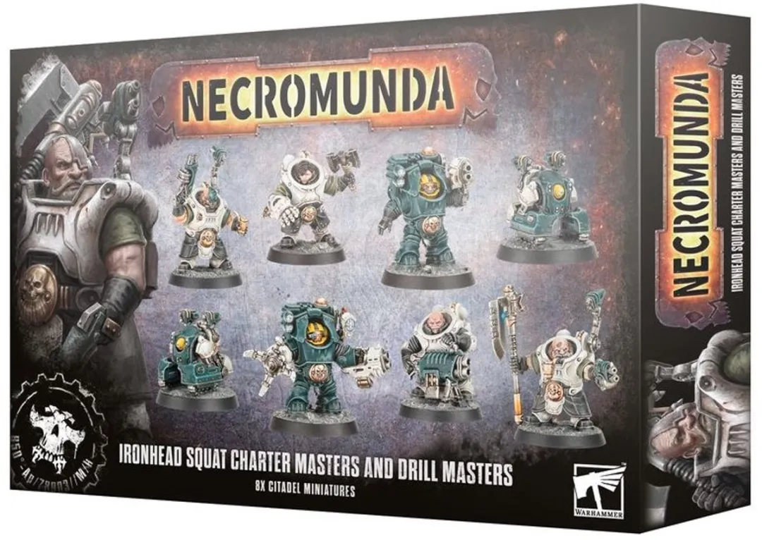 Games Workshop Necromunda Ironhead Squat Charter Masters Drill Masters 301-62