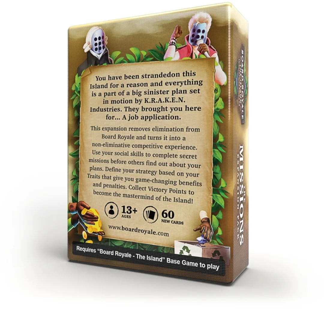 Arvis Games Board Royale The Island Mission Expansion ARV-1013