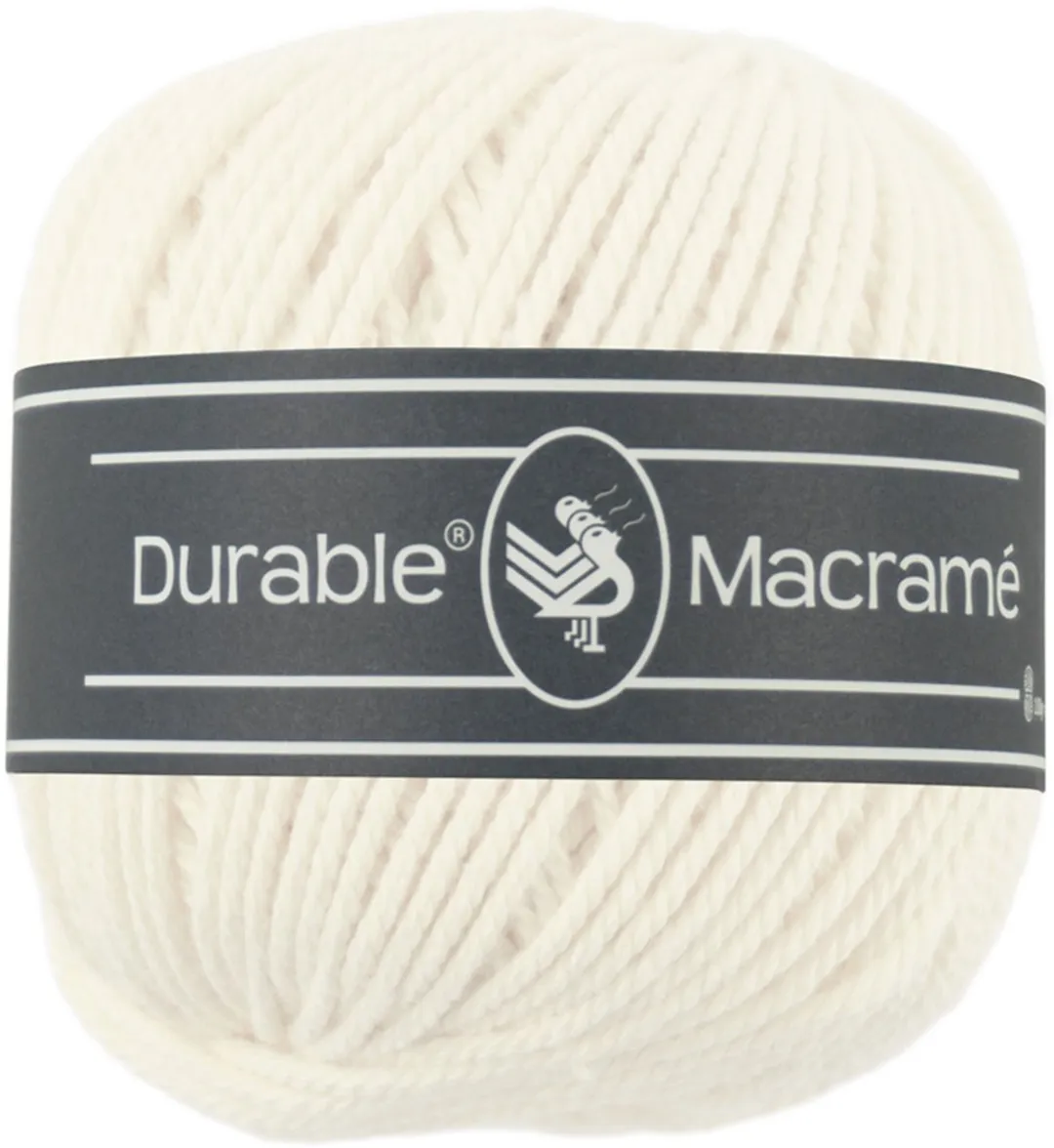 Durable Macramé 326 Ivory Katoen Garen