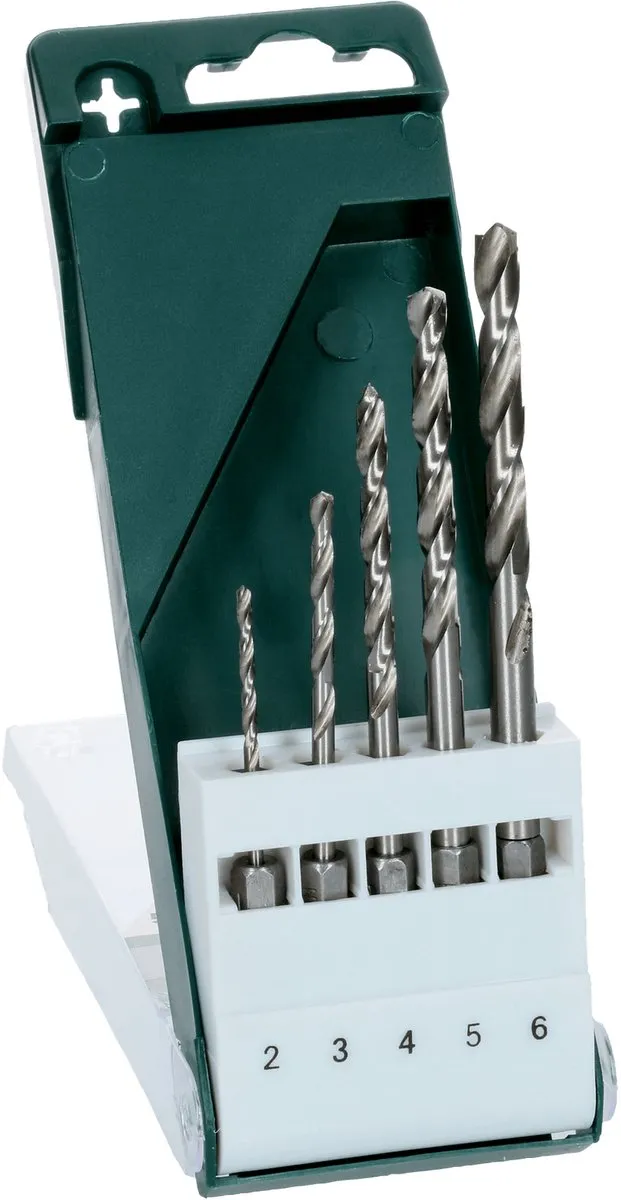 Bosch HSS-G Metaalborenset 5-delig - 2-6mm