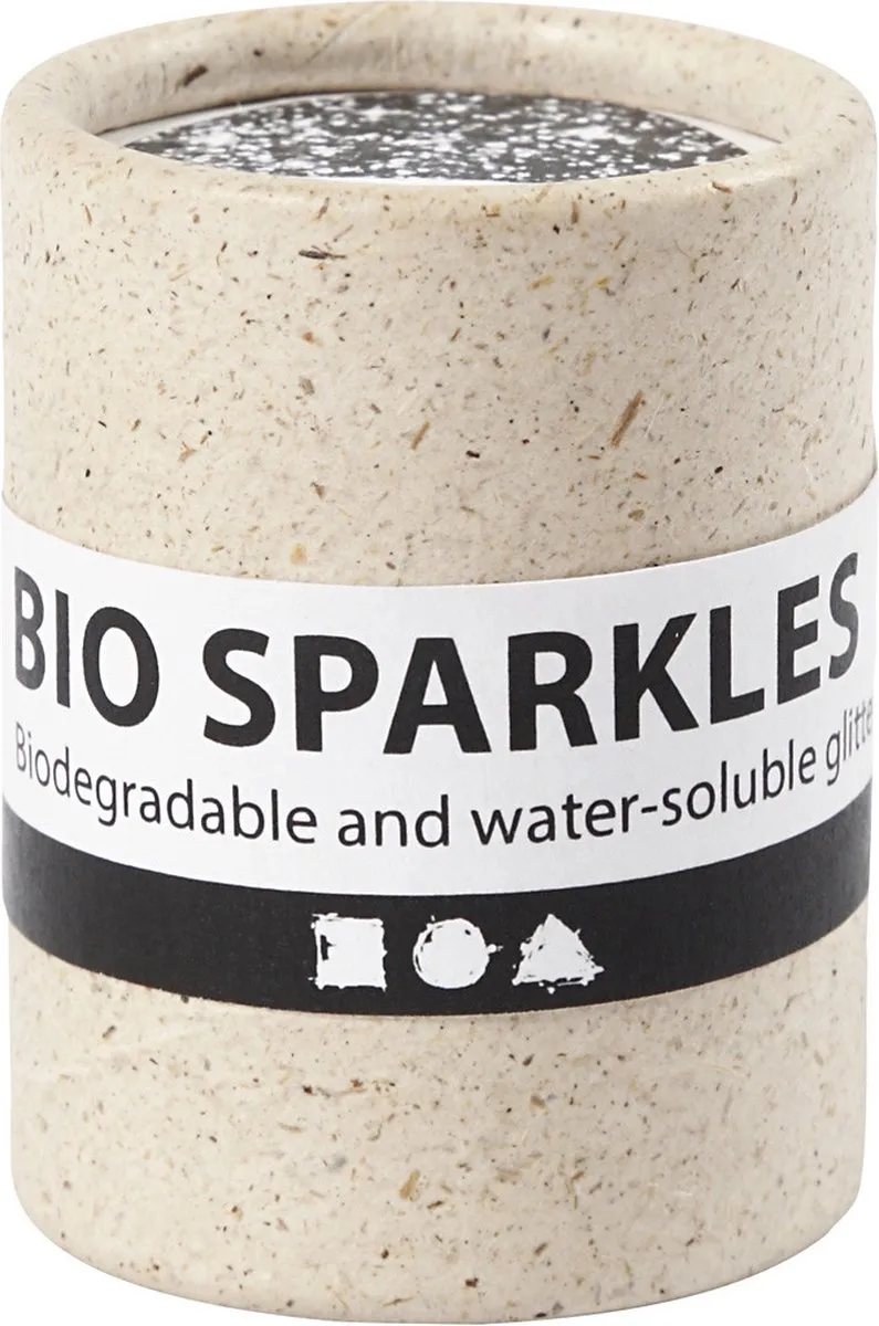 Creativ Company Bio Glitter 10g Zilver