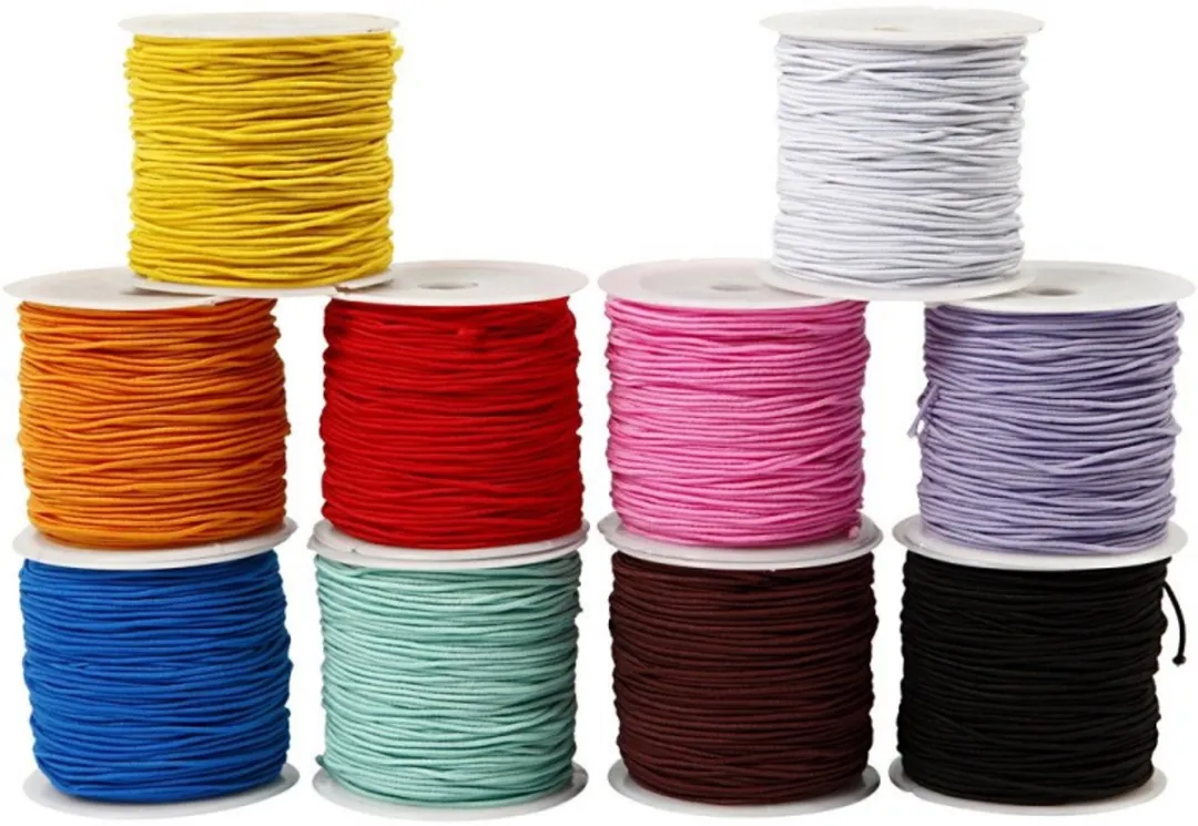 Creativ Company Elastiekset 10 Kleuren - 25m per Rol