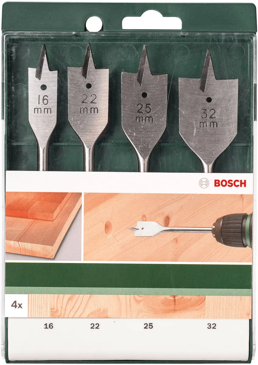 Bosch Speedborenset 4-delig - 16-32mm