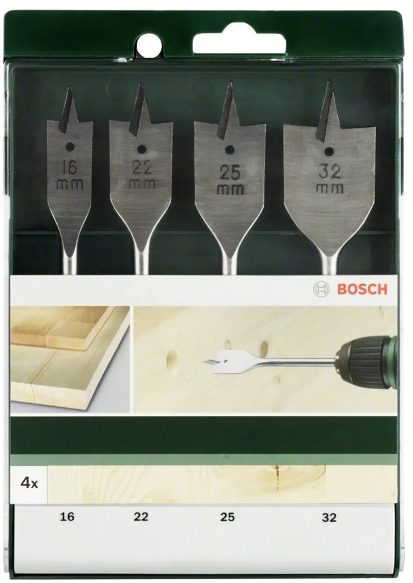 Bosch Speedborenset 4-delig - 16-32mm