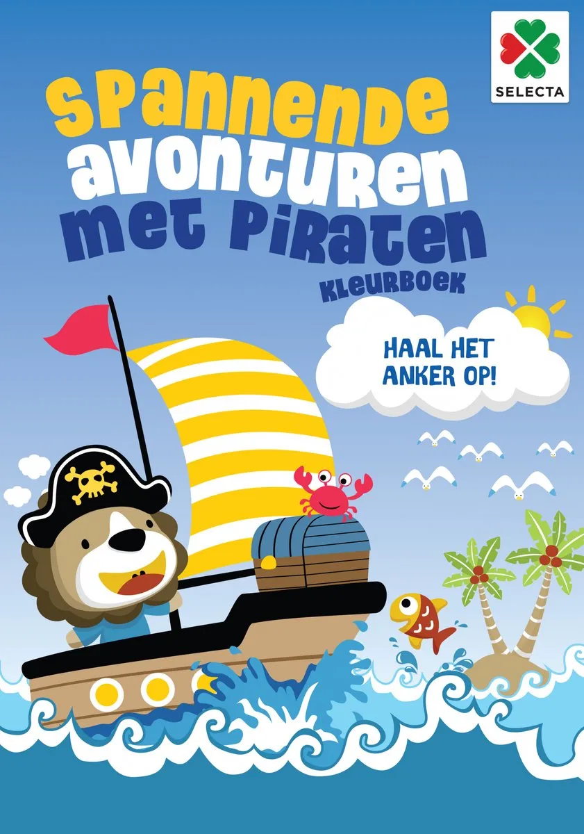 Selecta Piraten Kleurboek