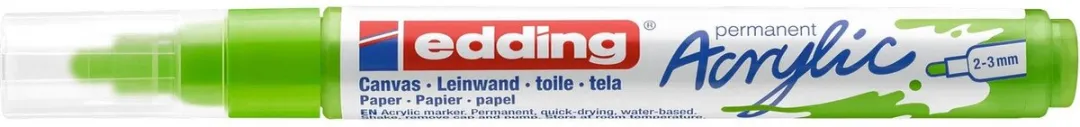 Edding Acrylic marker - Medium punt - geelgroen