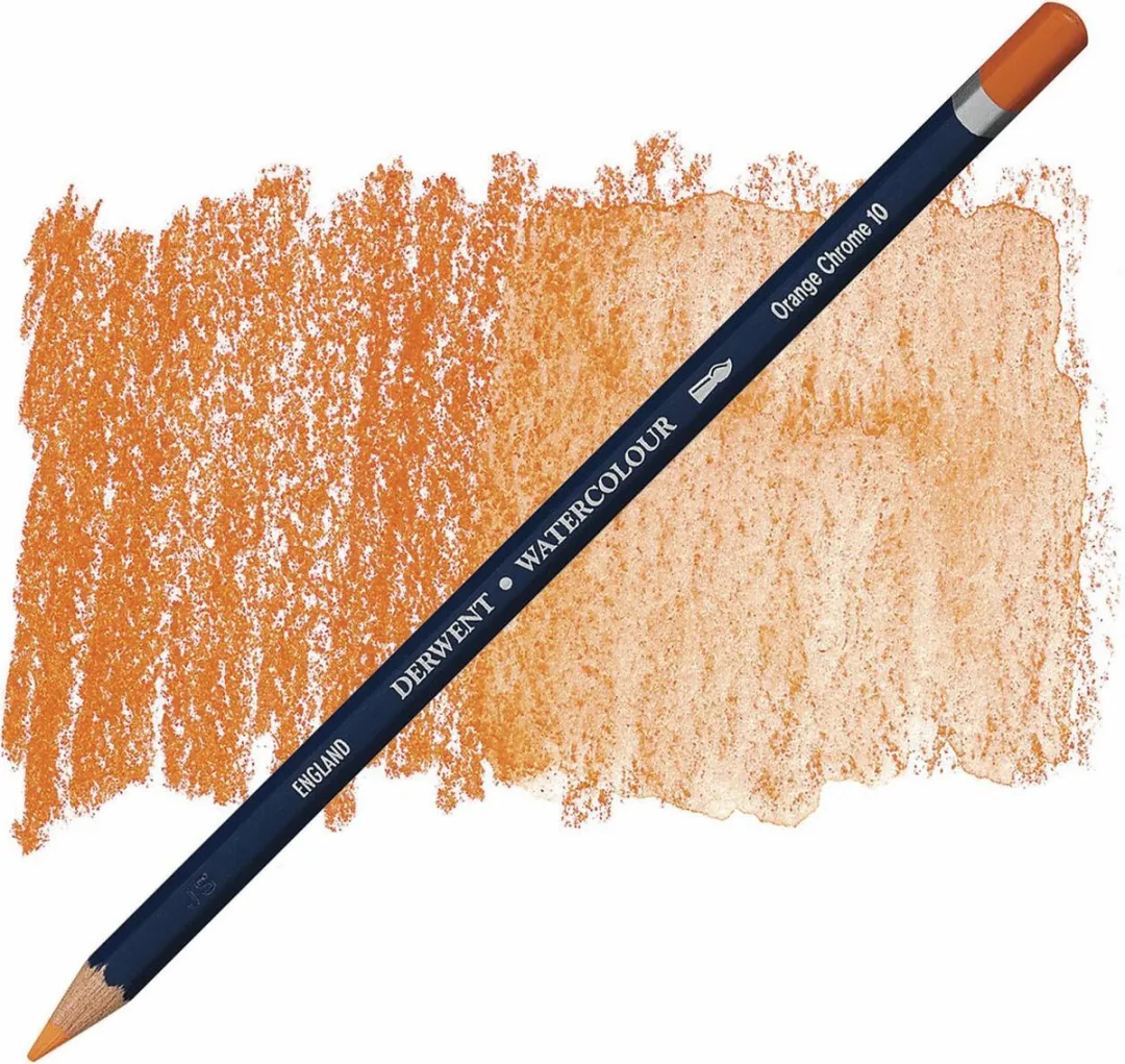 Derwent Watercolor Potlood Orange Chrome 10