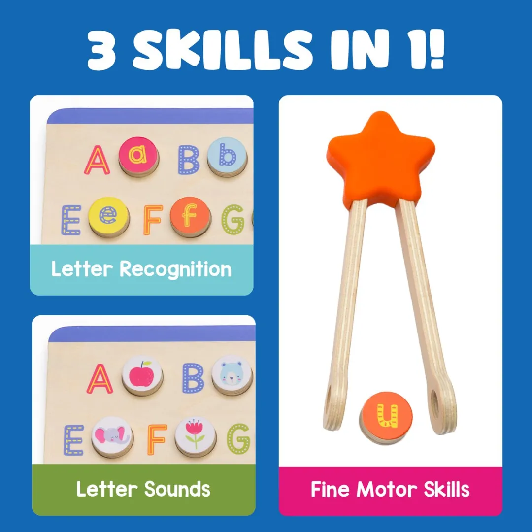 Learning Resources Houten ABC Puzzel 950EI1405 - Multicolor