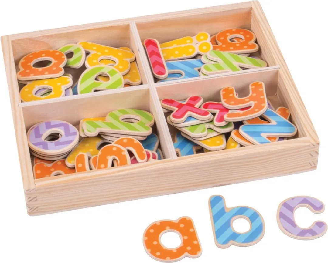 BIGJIGS Magnetische Letters 069162 - Multikleur