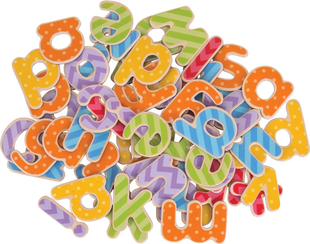 BIGJIGS Magnetische Letters 069162 - Multikleur