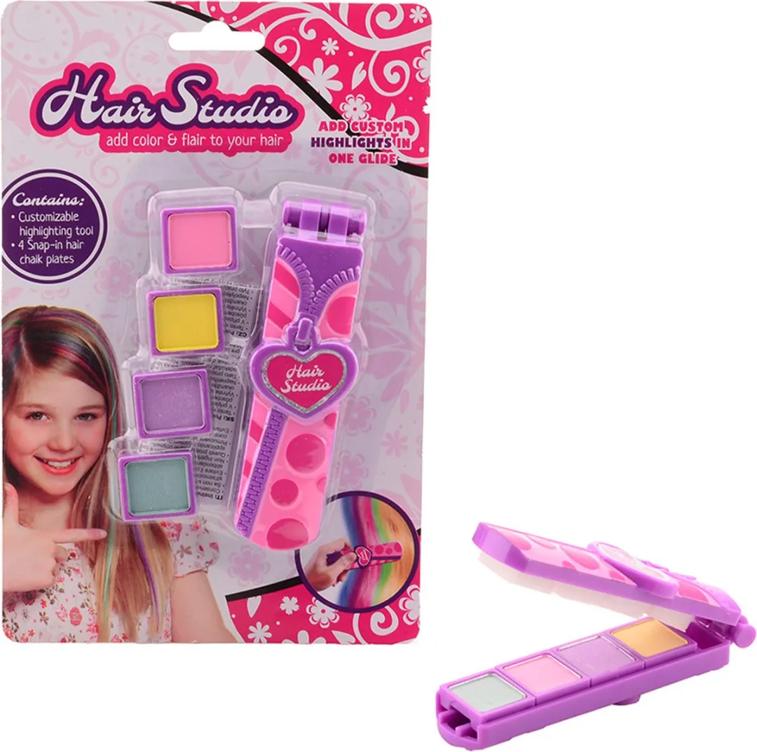 Johntoy Haarkrijtset 4 Kleuren