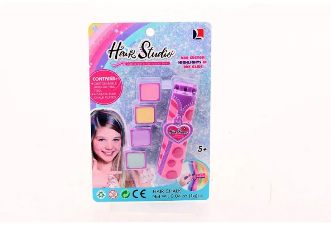 Johntoy Haarkrijtset 4 Kleuren - Multicolor