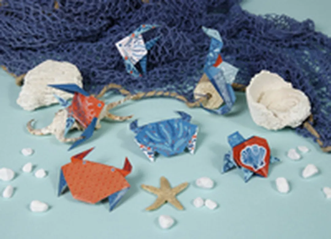 Clairefontaine Origami Papier Zeedieren - 60 Vel 70g