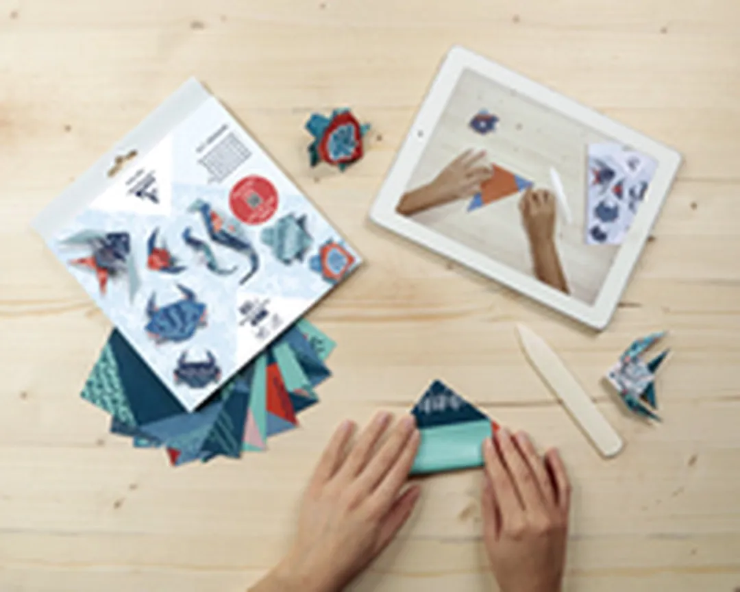 Clairefontaine Origami Papier Zeedieren - 60 Vel 70g