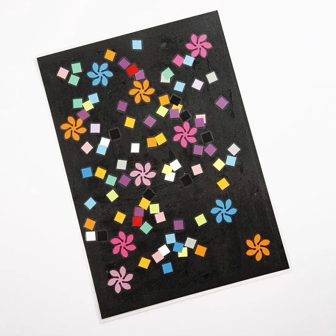 Creativ Company Karton Mozaïek 10x10mm - Multicolor