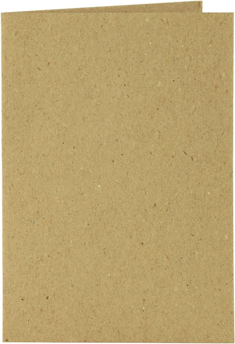 Creativ Company Kraft Kaarten & Enveloppen 10,5x15cm - 6 Stuks