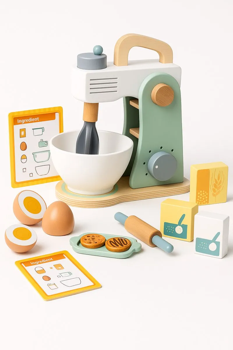 Tooky Toy Houten Speelgoedmixer