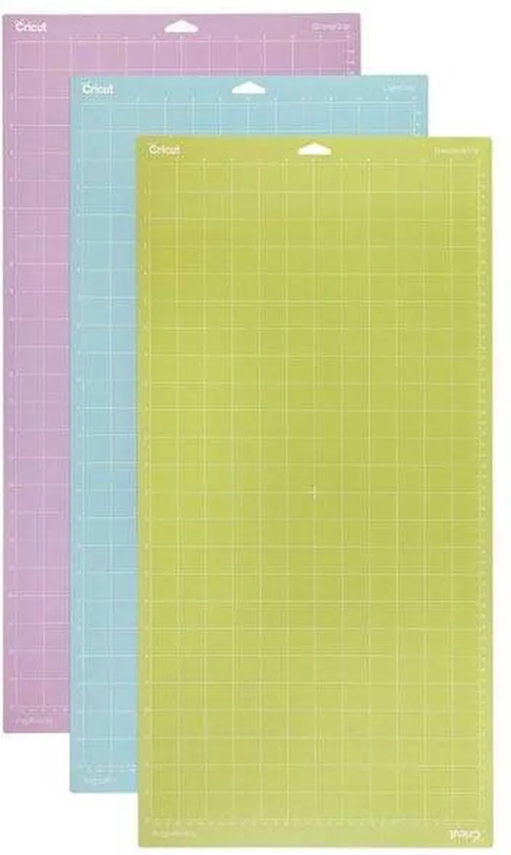 Cricut Snijmatten 3-Pack 30x60cm - LightGrip/StandardGrip/StrongGrip