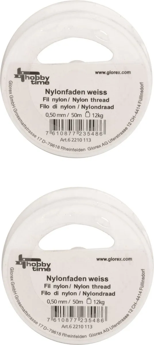 Glorex Hobby Nylon Draad 0.5mm