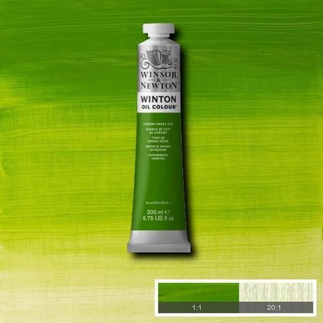 Winsor & Newton Winton Olieverf Chrome Green Hue 200ml