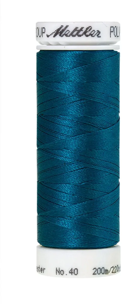 Amann Mettler Polysheen Borduurgaren 200m - Blauw