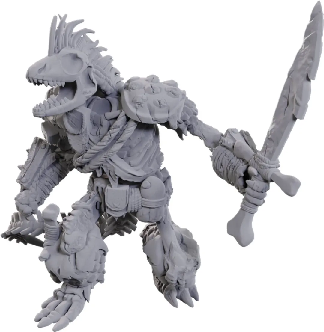 Wizkids D&D Nolzur's Marvelous Miniatures Lizardfolk Skeleton