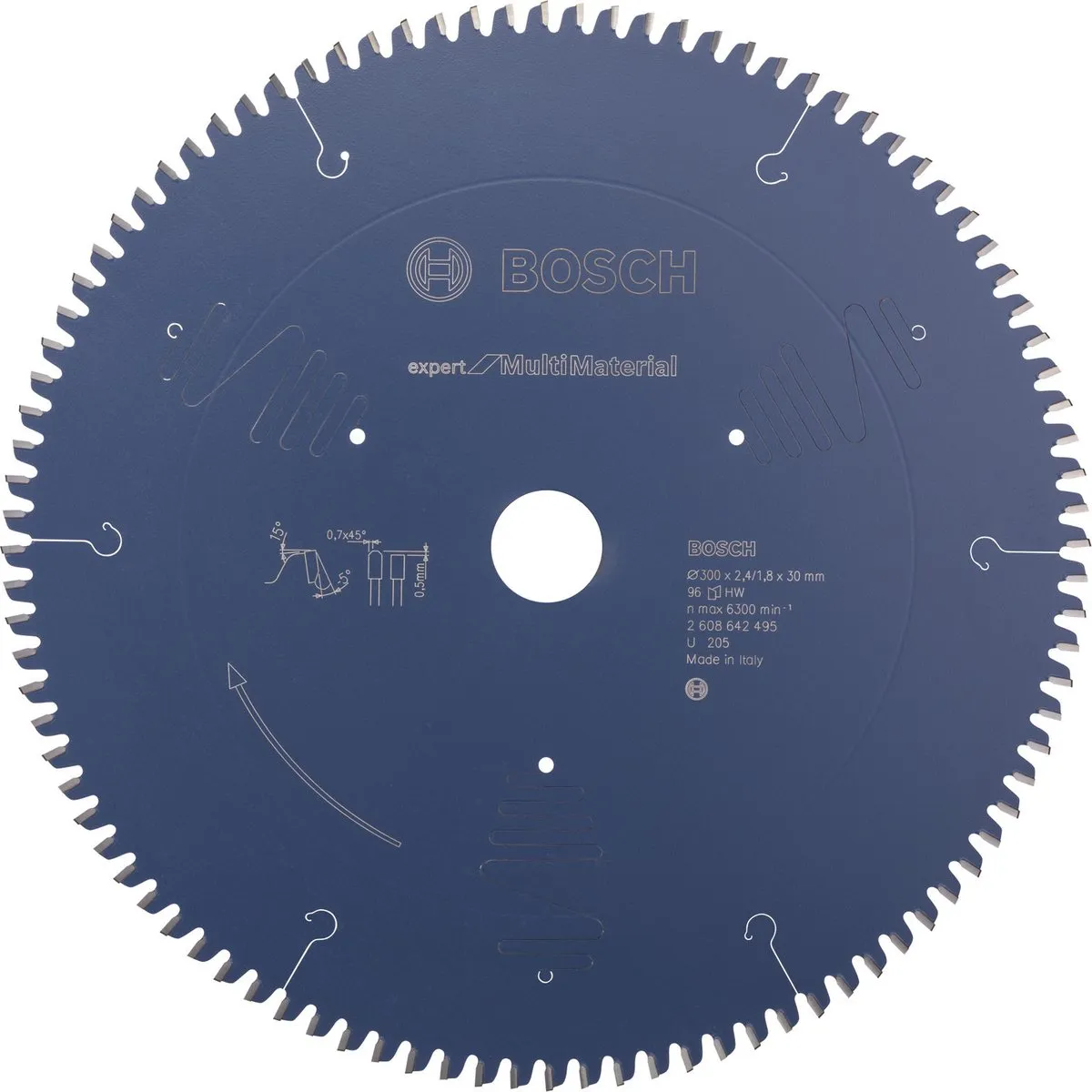 Bosch Professional Cirkelzaagblad CIRKZB EXP MULTIM 300x30mm